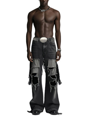 Retro Rivet Punk Style Belt - thumbnail 2