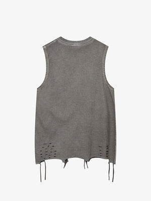 Raw Edge Butterfly Print Vest - thumbnail 13