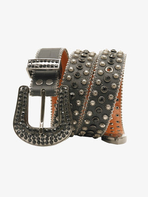Street Rhinestone Studded Belt - thumbnail 3