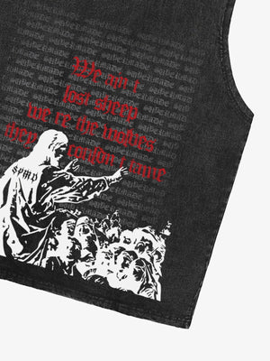 Original Saint Slogan Graphic Vest - thumbnail 3