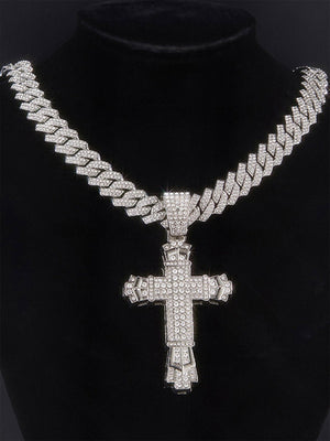 Diamond Cross Necklace - thumbnail 5