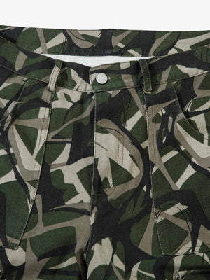 Camouflage Multi-Pocket Cargo Pants - thumbnail 3