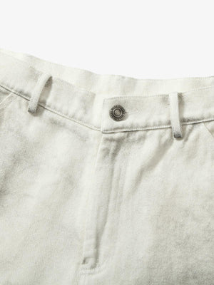 Offwhite Carpenter Hose mit Double Knee – Detail des Bundknopfs | XoKool