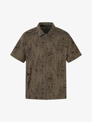 Distressed Ripped Short Sleeve Shirt - thumbnail 11