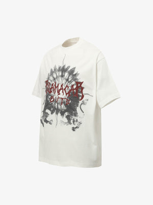 Distressed Batik Graphic T-Shirt - thumbnail 2