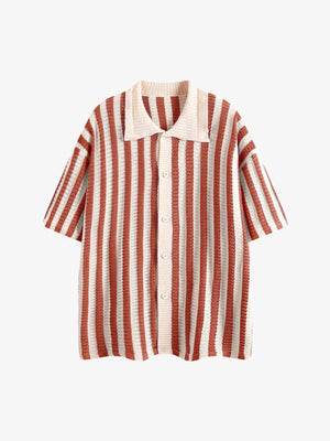 Cleanfit Striped Knit Cardigan Shirt - thumbnail 8