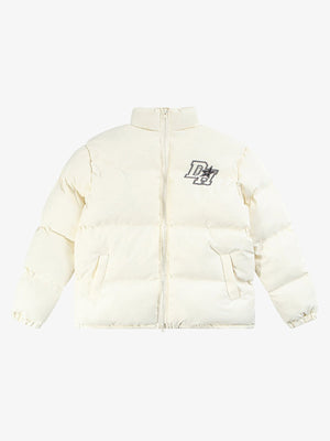 Pufferjacke mit Letter-Print – Detailansicht | XoKool