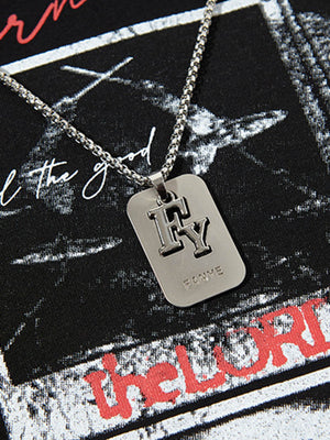 Graphic Rock Singer Print Metal Tag Vest - thumbnail 3
