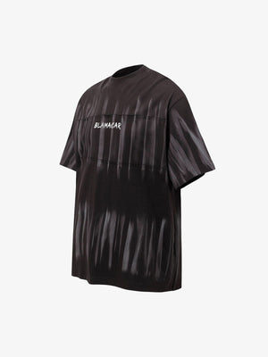 Oversized Tie-Dye Embroidered Letter T-Shirt - thumbnail 9