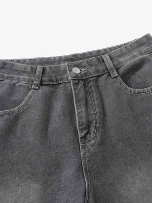 Washed Gradient Flared Jeans - thumbnail 3
