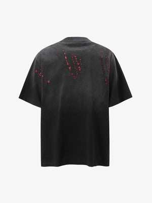 Vintage Washed Dot Spray T-Shirt - thumbnail 2