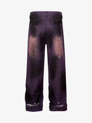 Street Ripped Dirty Dye Jeans - thumbnail 2