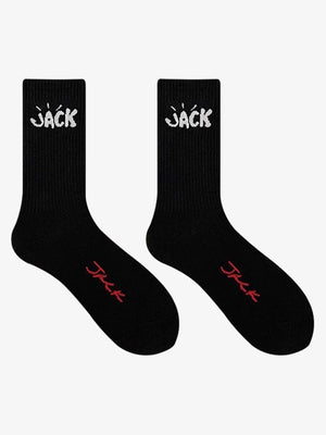 Calcetines largos – negro, par sobre superficie plana | XoKool