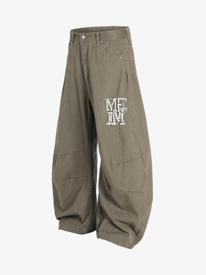 Heavy Beading Barrel Pants - thumbnail 2