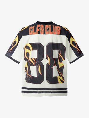 Jersey Style Flame Print T-shirt - thumbnail 3