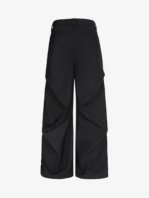 Woven Retro Cleanfit Pleated Drape Pants - thumbnail 3