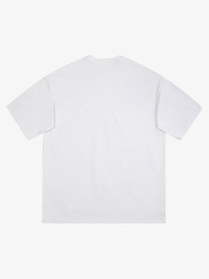 Ribcage t-shirt – White, back view | XoKool