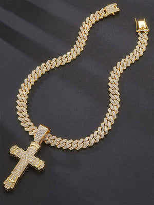 Diamond Cross Necklace - thumbnail 6