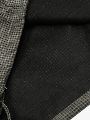 Waffelstruktur Anorak Pullover mit Kapuze – Nahaufnahme Innenfutter | XoKool