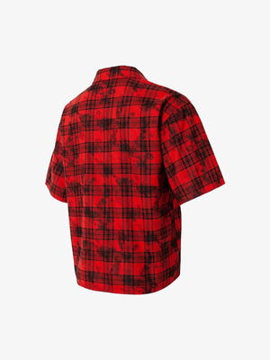 Street Creative Pin Print Plaid Shirt - thumbnail 4