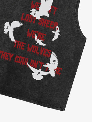 Original Saint Slogan Graphic Vest - thumbnail 4