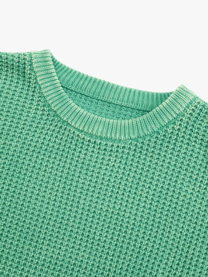 Retro Washed Old Label Sweater - thumbnail 4
