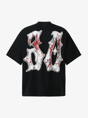 Graphic "BREAK" Print T-Shirt - thumbnail 2