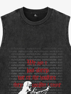 Original Saint Slogan Graphic Vest - thumbnail 4