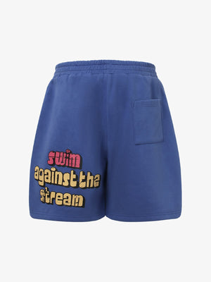 Graffiti Drawstring Cotton Shorts - thumbnail 2