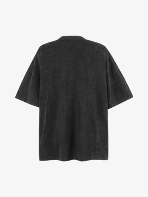 Washed Graphic Crew Neck T-Shirt - thumbnail 2