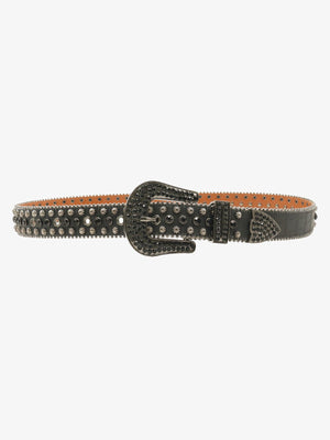 Street Rhinestone Studded Belt - thumbnail 4
