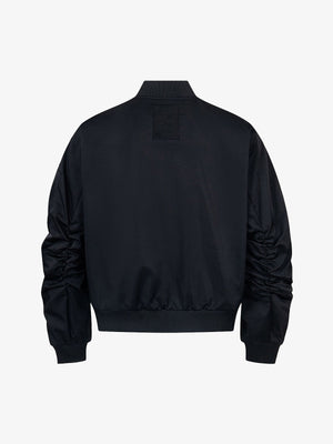 Retro Deconstructed Bomber Jacket - thumbnail 4