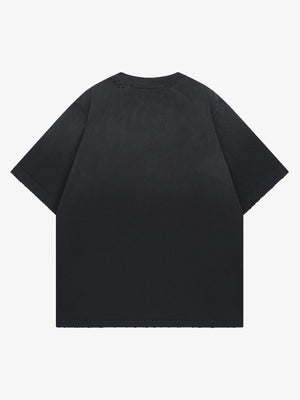 Distressed Digital Print T-shirt - thumbnail 4