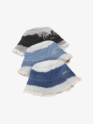 Gorro bucket de denim – los tres colores apilados | XoKool
