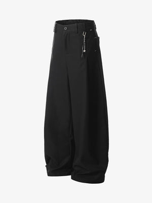 Elastic Waistband Barrel Pants - thumbnail 14