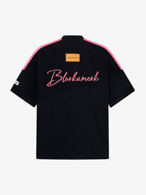 Retro Patchwork Stripe Short Sleeve T-Shirt - thumbnail 4