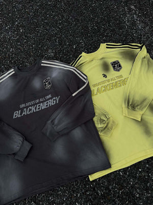 Longsleeve im Football-Trikot-Look – beide Farben, Flatlay | XoKool