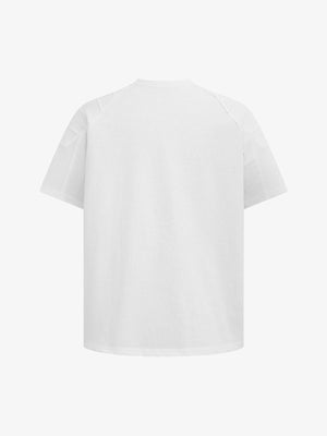 Retro Motorcycle Pleated Patch T-shirt - thumbnail 2