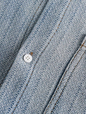 Gradient Denim Short-Sleeve Shirt - thumbnail 5
