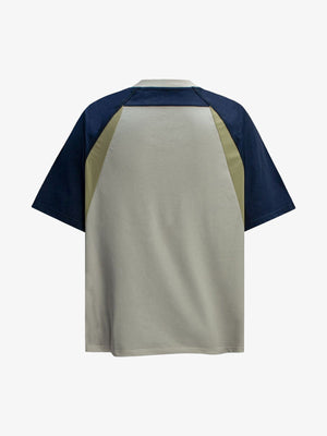 Quick-Dry Contrast Color Quarter Zip Up T-shirt - thumbnail 11