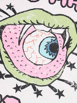Eyeball Graphic T-Shirt – Eyeball-Print Nahaufnahme | XoKool