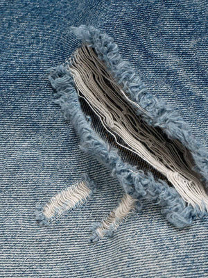Jorts azules rotos – detalle de los rotos y cortes | XoKool