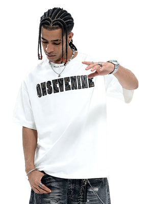 Camouflage Letter Short Sleeve T-Shirt - thumbnail 7