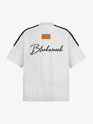 Retro Patchwork Stripe Short Sleeve T-Shirt - thumbnail 6