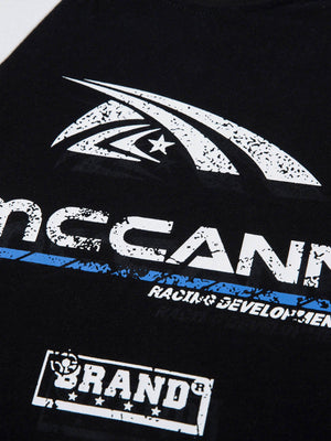 Racing Graphic T-Shirt – Brustprint Nahaufnahme | XoKool