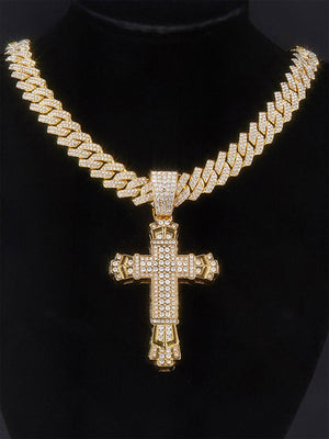 Diamond Cross Necklace - thumbnail 7