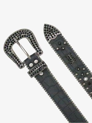 Street Rhinestone Studded Belt - thumbnail 5