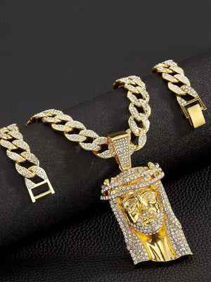 Jesus-Piece-Kette – Gold, Anhänger und Verschluss | XoKool