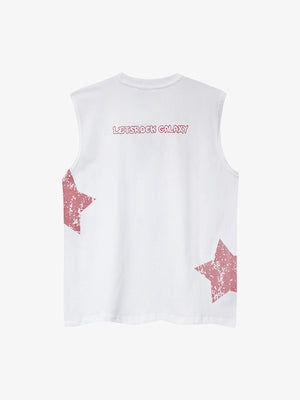 Washed Star Print Vest - thumbnail 3