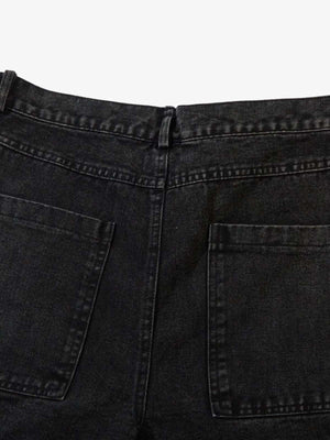 Grommet cargo jeans – back waist close-up | XoKool